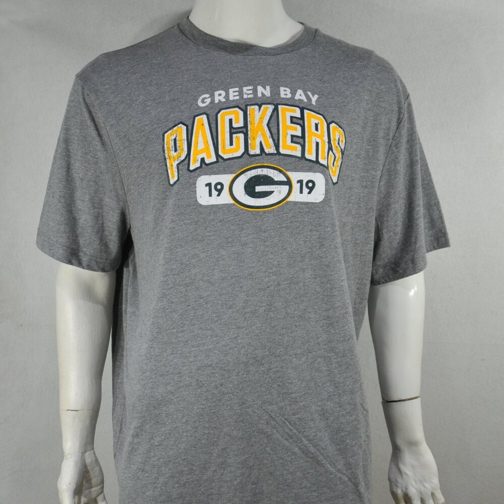 Green Bay Packers NFL T shirt 2XL NFL Officially Licensed Product Grey NWT